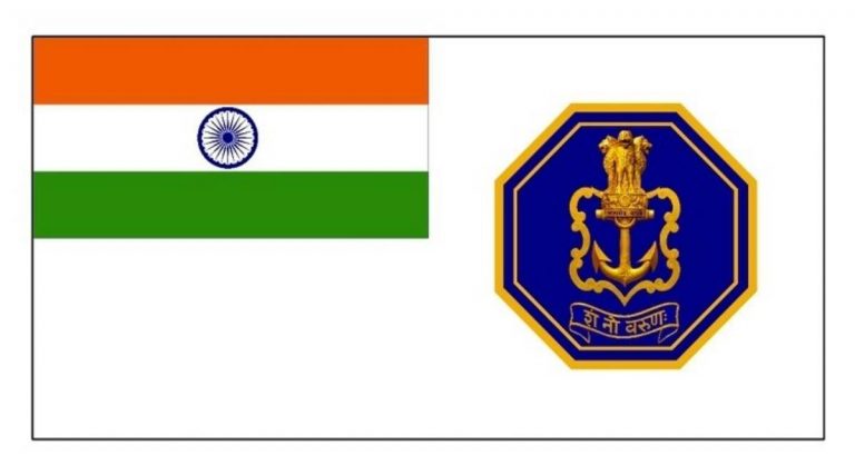New Indian Navy Flag 768x427 